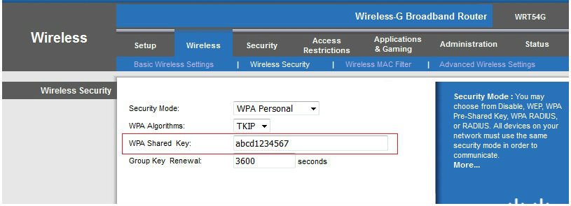 How To Change Wep Key On Vista