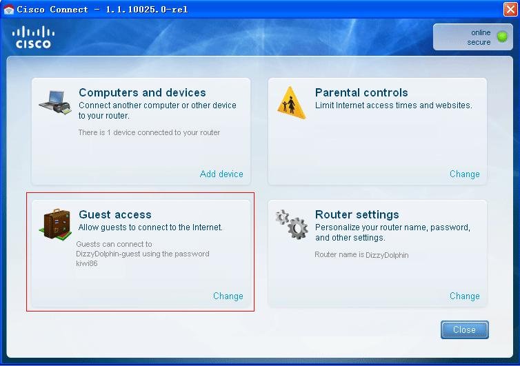 Cisco Connect Password Guest Software.