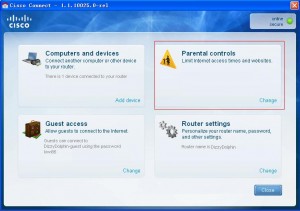 Linksys router parental control settings
