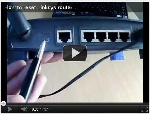 relax Slump curly How to reset Linksys router ? Watch Video - Easy Steps