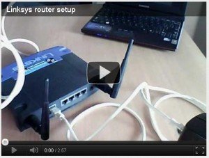 Linksys Router setup