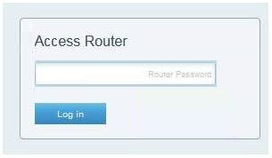 Linksys EA8300 setup page access