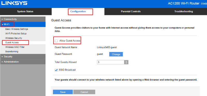 access linksys easyvpn